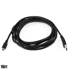 10FT USB Type A to USB Mini B 5-Pin Sync Data Cable Camera Phone Charger 28AWG picture