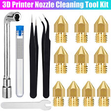 19Pcs 3D Printer Parts Extruder MK8 Nozzle Cleaning Tool Kit for CR-10 Ender 2/3 picture