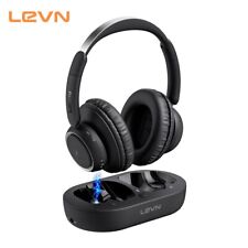 LEVN Bluetooth Wireless Headphones For TV, With TV Transmitter Charging Base picture