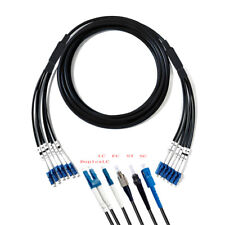 40m~200m Fiber Optic Cable 6 Strands LC To LC/FC/ST/SC SM TPU Armored Patch Cord picture