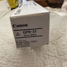 Canon 2790B003 GPR-31 Black Toner Genuine Original OEM Sealed Box picture