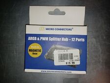 Micro Connectors ARGB & PWM Splitter Hub -12 Ports Built-In Magnetic Base picture