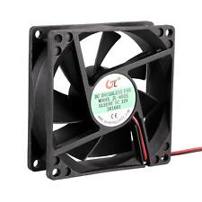 80mm x 80mm x 25mm 12V DC Cooling Fan Long Life Sleeve Bearing Computer Case Fan picture