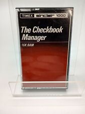 Timex Sinclair 1000 The Checkbook Manager - 16K RAM Program Cassette picture