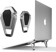 Portable Invisible Laptop Stand-2PCS,SUNTAIHO Mini Aluminum Cooling Pad,Computer picture