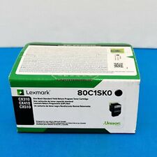 Lexmark 80C1SK0 Black Toner Cartridge CX310 CX410 CX510 Factory Sealed picture