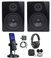 Rockville Gaming Recording Streaming Kit w/ USB Microphone+Headphones+Monitors picture