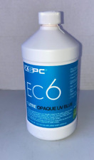XSPC EC6 High Performance Premix PC Coolant 1 Liter Opaque UV Blue UV  picture