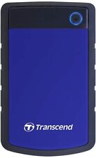 Transcend 4TB StoreJet 25H3 USB 3.1 Portable Hard Drive (Blue) Shock Protection  picture