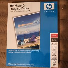 HP Glossy Photo & Imaging Laser Paper 200 Sheets 8.5 x 11 32 lb. 4 Mil  picture