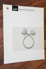 vintage 1987 Apple Macintosh SCSI Cable System Guide User Manual Book Booklet picture