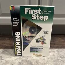 First Step Computer Training Windows 95/98 Word/ Excel ViaGrafix Sealed Box picture