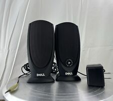 Dell A215 Computer Speakers Multimedia With Power Supply Used Black picture