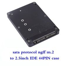 M.2 NGFF SATA SSD to 2.5 IDE 44pin Converter Adapter with Case Black picture