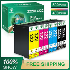 8PK 222XL Ink Replace for Epson 222 Expression Home XP-5200 WorkForce WF-2960 picture