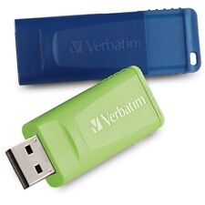 Verbatim 64GB Store N Go USB Flash Drive-2Pk-Blue, Green picture