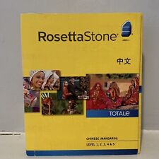 Rosetta Stone TOTALe Chinese Mandarin Level 1,2,3,4,&5 COMPLETE w/ Headset picture