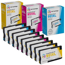 LD Replacements for HP 951XL High Yield Ink Cartridges 3 Cyan 3 Magenta 3 Yellow picture