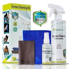 GreatShield Screen Lens Cleaning Kit: 2x Solution Bottle + 2x Microfiber Cloth picture