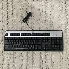 HP KU-0316 434821-001 Black/Silver Standard USB-Wired Keyboard picture