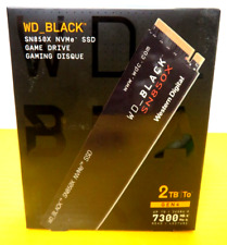 Western Digital WD Black SN850X 2TB GEN 4 SSD Game Drive Brand New WDBB960020BNC picture
