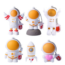 Cartoon Astronaut Rocket Gift USB 2.0 Flash Drive Real Capacity Pen Drive 64GB picture