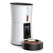Timed Automatic Cat Feeders - 4L Programable Dry Food Dispenser for Cats and picture
