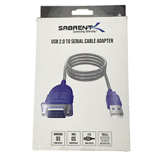 Sabrent USB 2.0 to Serial 9-Pin DB-9 RS-232 Converter Cable CB-DB9P picture
