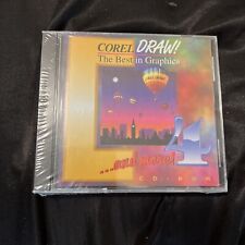 Vintage 1990s Corel Draw 4 CDROM for Windows 3.1 SEALED NEW picture