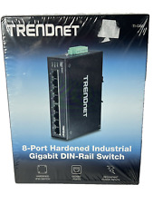 TRENDnet TI-G80 8-port hardened Industrial Gigabit Switch DIN-Rail New Sealed picture