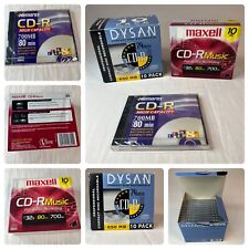 Lot Of 21 Maxell 10PK CD-R 32x 80 Min 700 MB (1) MEMOREX  Dysan 650mb 10 Pack picture