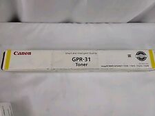 Canon 2802B003 GPR-31 Toner Yellow Genuine New OEM Sealed Box 1A picture