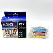 Epson 127XL C/M/Y 3pk Ink Cartridges - Cyan, Magenta, Yellow EXP 08/2021 picture