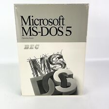 Microsoft MS-DOS 5.0 Operating System Version 5 on 5.25