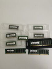 Mixed lot of 9 Old Computer Laptop PC  Memory RAM Sticks Hynix Samsung Etc… picture
