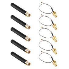 5pcs 915MHz 2dBi Lora Antenna U.FL IPEX to SMA Male Connector with SMA Female... picture