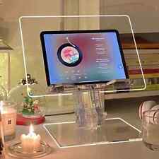 Transparent Acrylic Tablet Stand Reading Rack Desktop Bookshelf Portable Holder picture