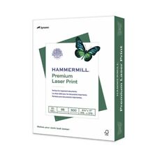 Hammermill 104646 32 lbs. 98 BRGT Prem Laser Print Paper - WHT (500/RM) New picture