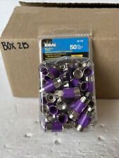 Ideal 85-178 RG-6 Quad F Tool-Less Compression Connector - 50/Pack picture