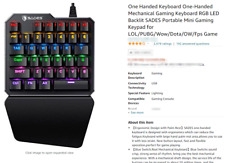 One Handed Keyboard One-Handed Mechanical Gaming Keyboard RGB LED original $24.9 picture