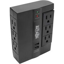 Tripp Lite Surge Protector Direct Plug-In 6 Outlet 3 Rotatable Outlets, 2 x USB picture