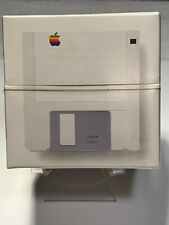 Very Rare Sealed Vintage Apple 3.5 Floppy Disks Pack Of 10 Factory Collectible picture
