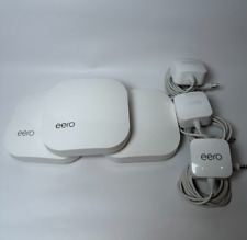 Eero A010001 1st Gen Dual-Band Mesh Wi-Fi Router Lot Of THREE w/power cables picture
