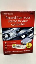  Record From Your Stereo To Your Computer inport deluxe audio recording kit NEW picture