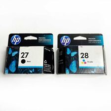 Genuine HP 27 28 Combo-Pack Black & Tri-color Ink Cartridges C9323FN New Sealed picture