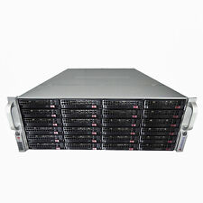 4U ZFS TruNAS Storage Server 28 Cores 64GB Trays IT Mode 4x 10GbE SQ PS Rails picture