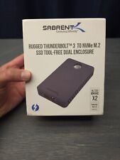 SABRENT Thunderbolt 3 to Dual NVMe M.2 SSD Brand New In Box  picture