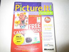 Microsoft Picture It Photo Premium Limited Edition 2002 - New/Factory Sealed picture