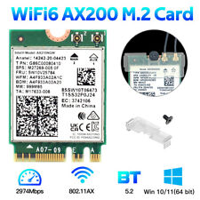 100pcs WiFi 6 M.2 NGFF Intel AX200 WiFi Card Bluetooth5.2 for WiFi6/WiFi5 Router picture
