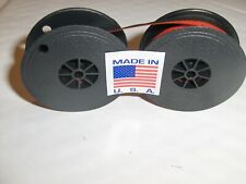 Vintage Smith Corona Black - Red Typewriter Ribbon 2 inch Spools  Made in USA picture